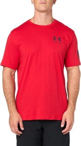 "Experience unmatched comfort and effortless style with the Under Armour Men's New Freedom Flag T-Shirt 2024. Crafted with super-soft, breathable fabric and a loose, relaxed fit, this t-shirt is perfect for any activity. Discover why it's a must-have for your active and casual wardrobe."
